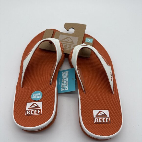 Reef Other - Reef Fanning Pregame flip-flops Sz7 Bottle Opener Bottom NWT